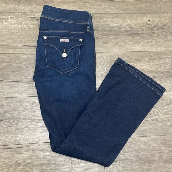 Hudson Women's Collin Mid Rise Bootcut Jeans Blue Flap Pockets Sz 28. - Picture 11 of 11